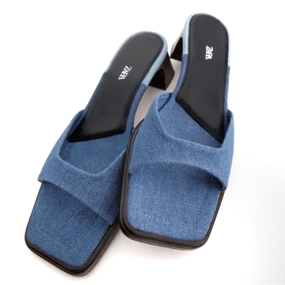 Zara Denim sandals